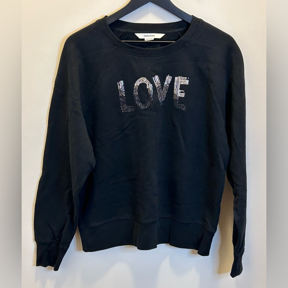 NWOT Zadig & Voltaire Love Sweatshirt